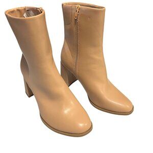 A New Day Women's Janelle Dress Boots Tan 8